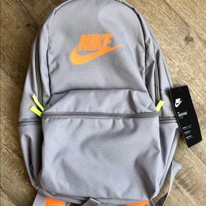 Gray Nike Heritage Backpack